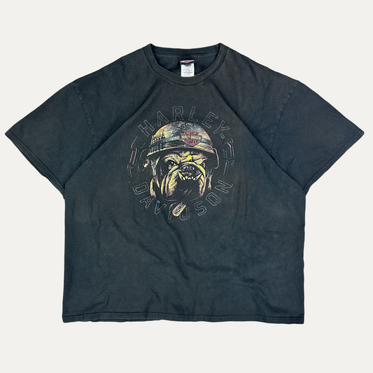 Harley Davidson Bull-Dog Graphic Logo T-Shirt