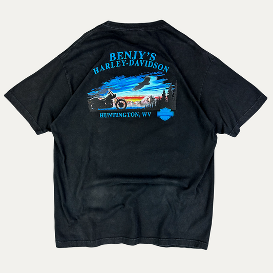Harley Davidson Eagle Chest Graphic T-Shirt