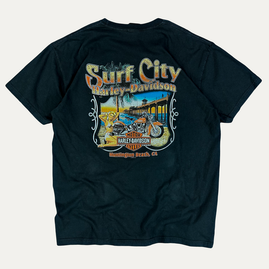 Harley Davidson Huntington Beach Graphic Logo T-Shirt