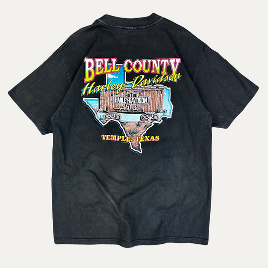 Harley Davidson Motorcycle Flames Graphic Logo T-Shirt