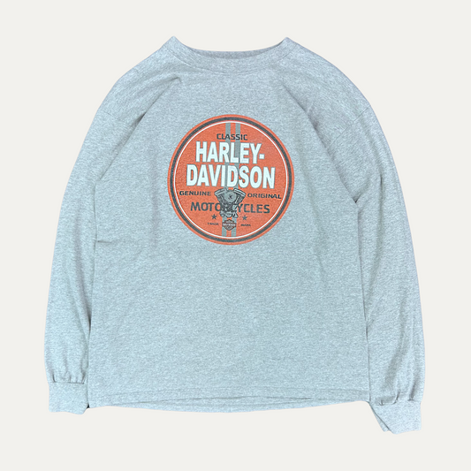 Harley Davidson Circle Logo Long-sleeve T-Shirt