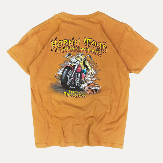 Harley Davidson Reptile Riding Motorcycle Graphic Logo T-Shirt