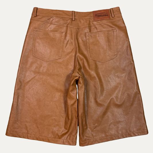 Hidden Season Leather Shorts