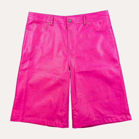 Hidden Season Leather Shorts