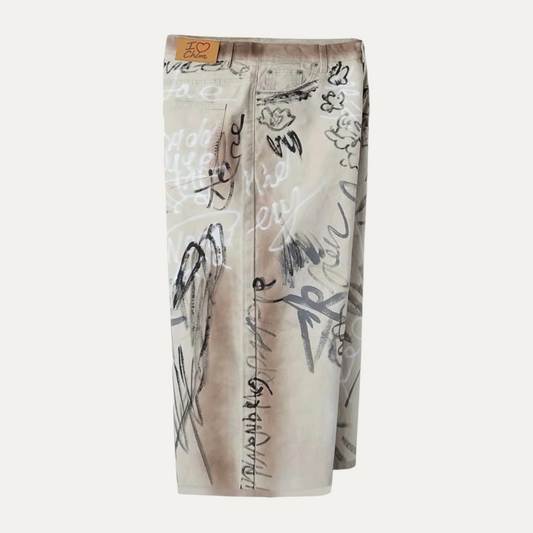HMDD Banksy 3/4 Shorts