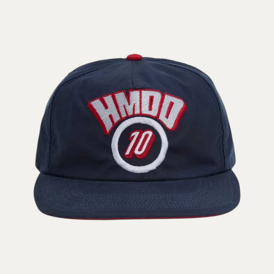 HMDD Orange Waxed Round 10 Hat Navy