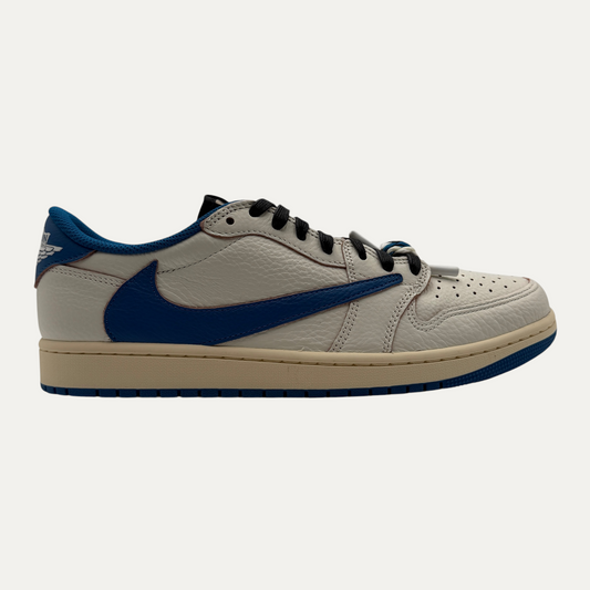 Jordan 1 Retro Low OG SP Fragment x Travis Scott Sail Military Blue