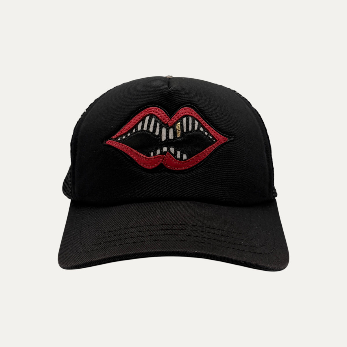 Chrome Hearts Gold Tooth Chomper Hat
