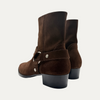 Saint Laurent Wyatt Brown Buckle Boots