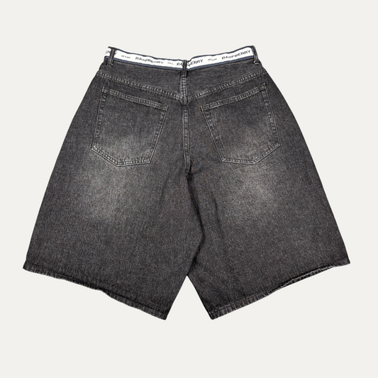 Raspberry Hills Black Denim Shorts