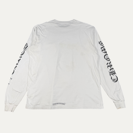 Chrome Hearts White Script Long Sleeve