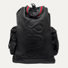 Gucci Snake Embossed Leather Backpack