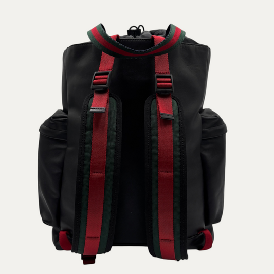 Gucci Snake Embossed Leather Backpack