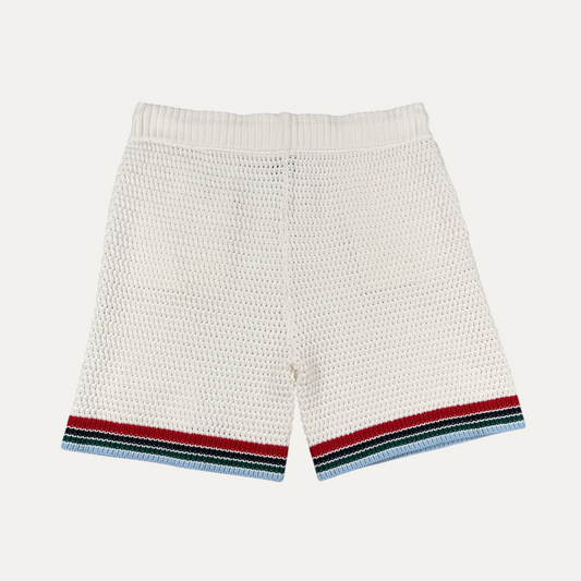 Casablanca White Knitted Shorts