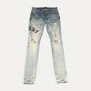 Amiri Light Washed Spellout Jeans