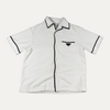 Prada White Fleece Button Up