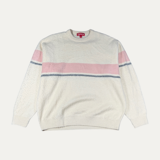 Supreme Mohair Striped Logn Sleeve