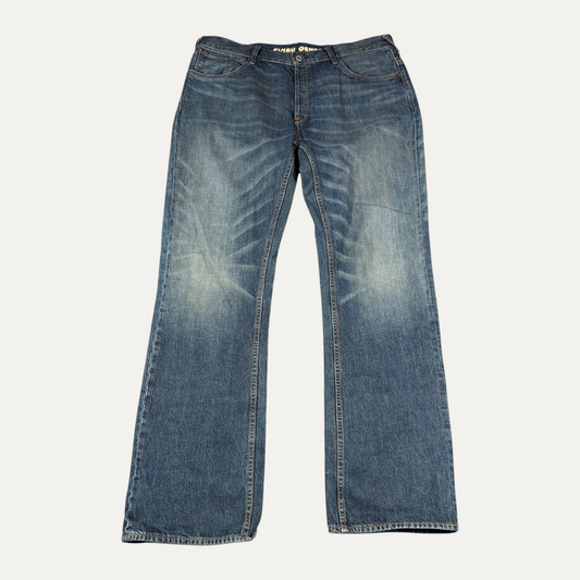 Evisu Blue Back Pocket Logo Jeans