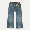 Evisu Blue Back Pocket Logo Jeans