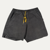 Rhude Black Spellout Shorts