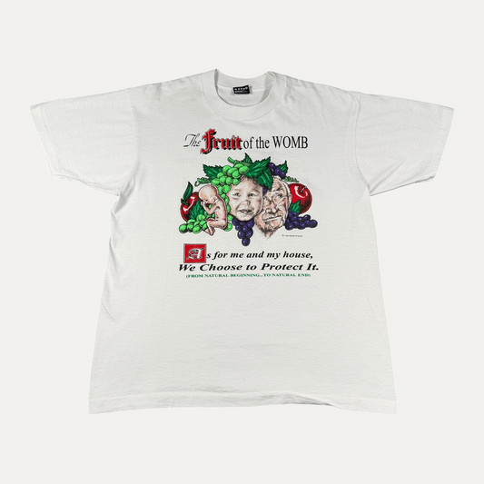 VIntage Comedy Fruit Of The Womb T-Shirt