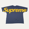 Supreme Yellow Spellout Back Logo T-Shirt