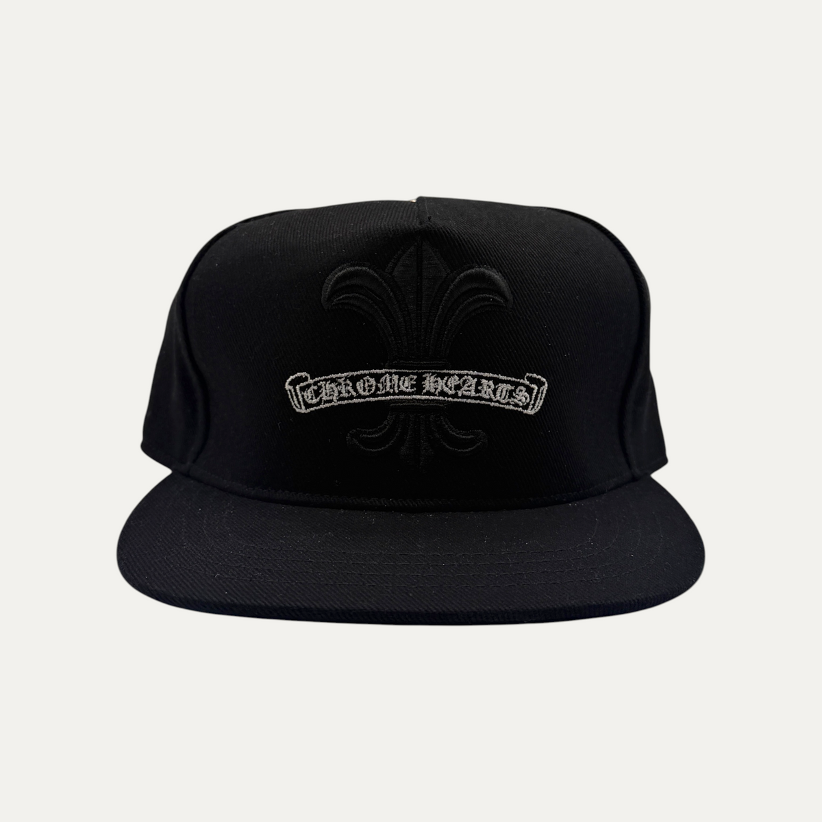 Chrome Hearts Fleur Scroll Logo Hat