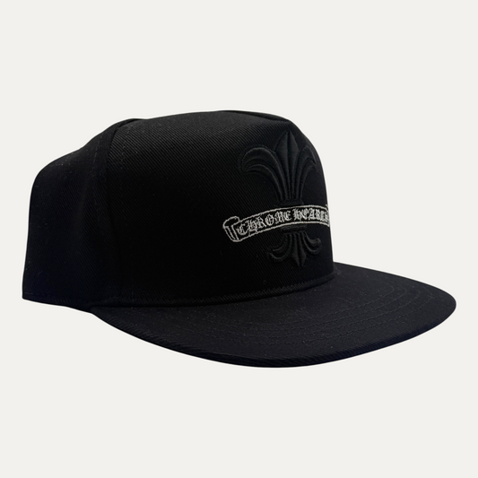 Chrome Hearts Fleur Scroll Logo Hat