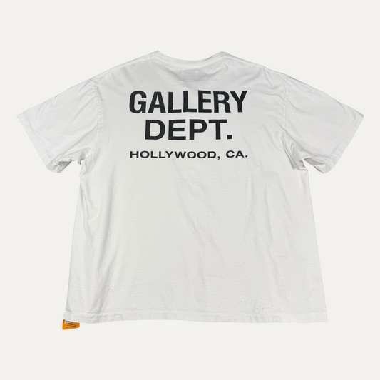 Gallery Dept White Logo T-Shirt
