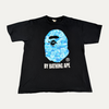 Bape Blue Classic Gorilla Logo T-Shirt