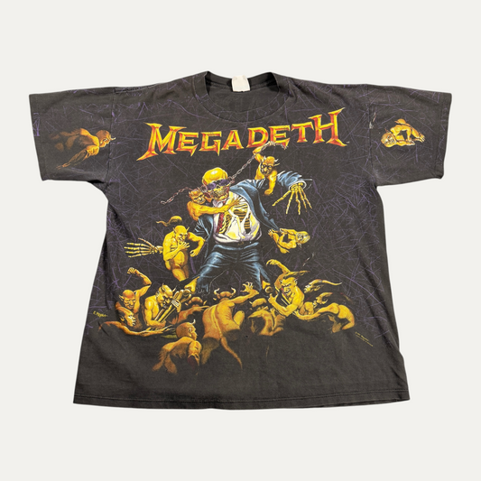 Megadeath Aop Skull T-Shirt