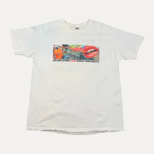 Y2K Rolling Stones Licks World Tour T-Shirt