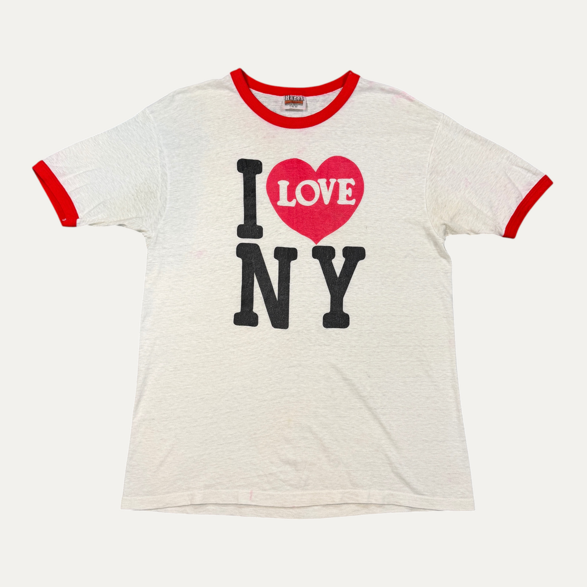 Vintage I Love NY Ringer T-Shirt