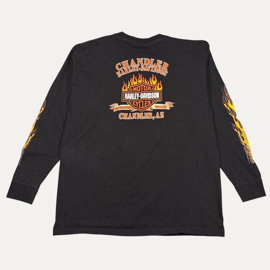 Vintage 2005 Harley Davidson Long Sleeve T-Shirt