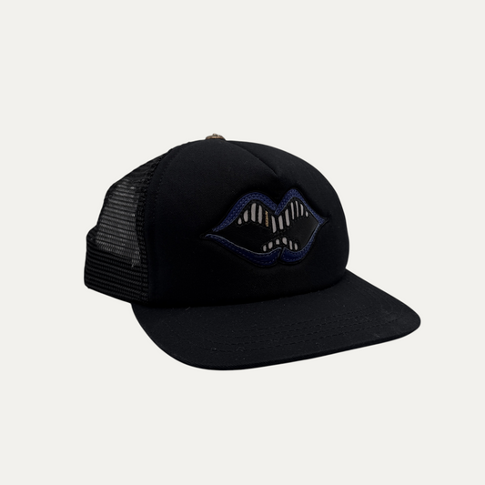 Chrome Hearts Chomper Blue Mouth Hat