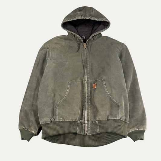 Carhartt Dark Green Hooded Jacket