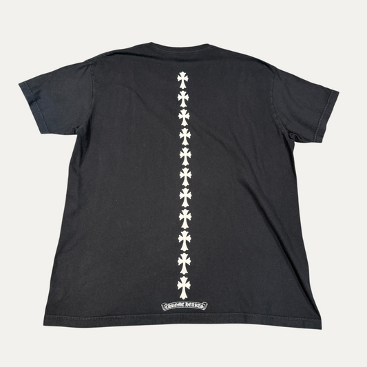 Chrome Hearts Triple Cross Back Cross T-Shirt