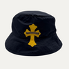 Chrome Hearts Nylon Cross Patch Bucket Hat