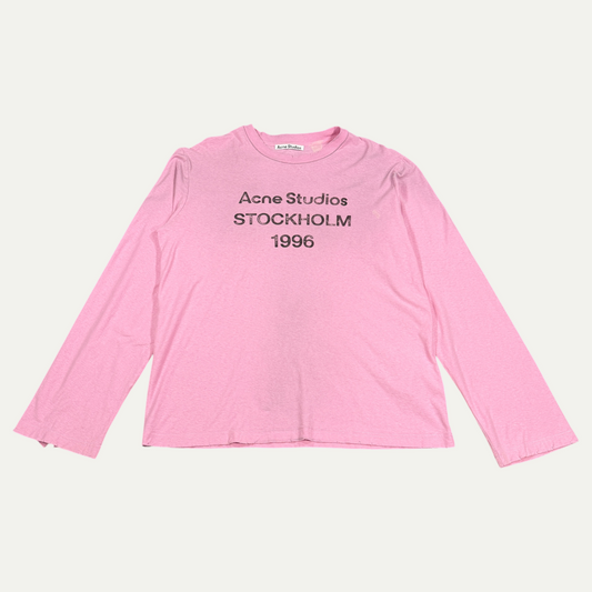 Acne Studios Pink Long Sleeve T-Shirt