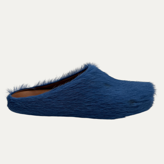 Marni Mohair Slide Blue