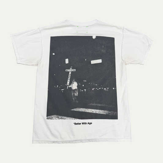 Better With Age Black On White Logo T-Shirt