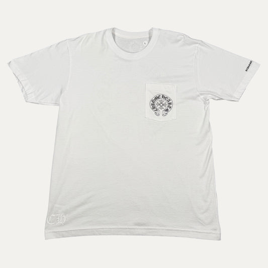 Chrome Hearts Horseshoe Pocket Logo T-Shirt