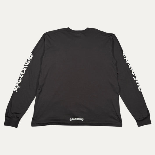 Chrome Hearts Neck Script Long Sleeve T-Shirt