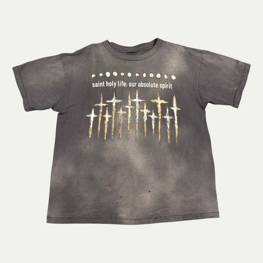Saint Michael Nine Inch Nails Logo T-Shirt