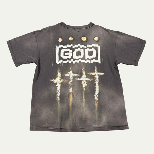 Saint Michael Nine Inch Nails Logo T-Shirt