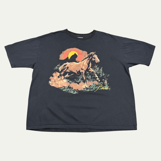 Rhude Blue Horse Running T-Shirt