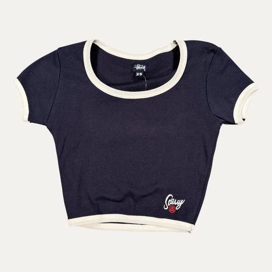 Stussy Womens Ringer Baby T-Shirt