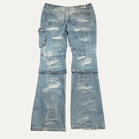 Who Decides War Arch Knee Multi Pocket Denim Jeans