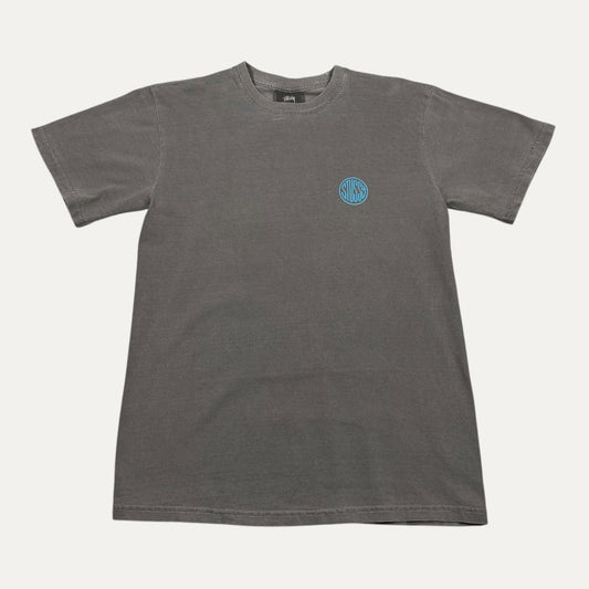 Stussy Spell Out Circle Pocket Logo T-Shirt