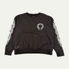 Chrome Hearts Horseshoe Black Floral Crewneck